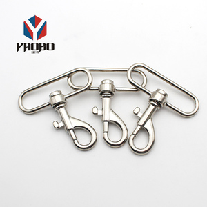Broche de langosta de metal multiusos Perno Gancho a presión <span class=keywords><strong>Ojo</strong></span> giratorio Colgante Acabado liso para la industria pesada - Product Image 5