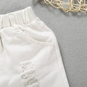 Conjunto de Ropa de Verano 2019 para Niños, Camisas con Flores + Pantalones Cortos de Mezclilla, 2 Piezas, Traje de Caballero para Bebés - Product Image 5