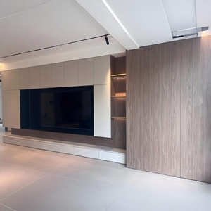 Sala de estar Televisión multifunción Gabinetes de TV de madera Muebles modernos Gabinete de TV Elevación <span class=keywords><strong>Cad</strong></span> Block - Product Image 6