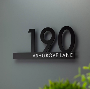 ป้ายเลขที่บ้านแบบ LED พร้อมไฟส่องสว่าง ป้ายอิเล็กทรอนิกส์สำหรับติดตั้งเลขที่บ้าน - Product Image 6