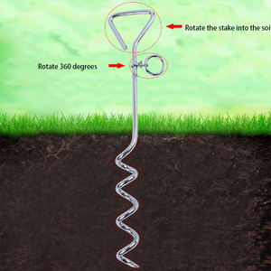 Hot Selling Pet Outdoor Products Tie Out Stake pour chien - Product Image 4