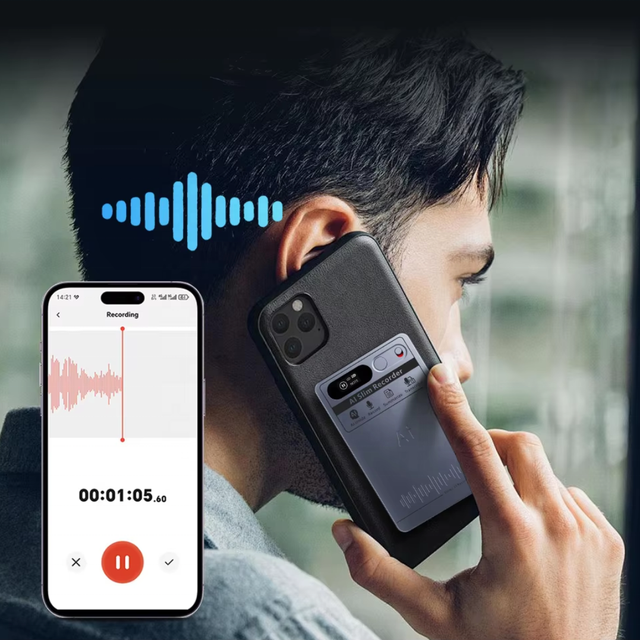 APP SDK Free Subscription OEM ODM 2025 New AI Products Factory Wholesale AI Voice Recorder Chat GPT 5 AI Note Taker 64Gb 36H