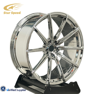 Jantes concaves personnalisées en argent forgé SS de 18 à 22 pouces pour Audi A7 Q2 Q3 <span class=keywords><strong>Q4</strong></span> Q5 <span class=keywords><strong>BMW</strong></span> E36 E46 E90 F30 G20 5x120 5x112 - Product Image 1