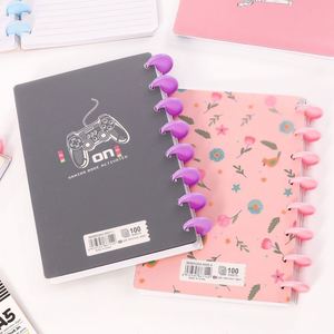 Cross-Border Factory Wholesale Creative A5 Mushroom Buckle Loose-<b>Leaf</b> 100 Sheets Cute Cartoon Student Notebook Stock - Product Image 1