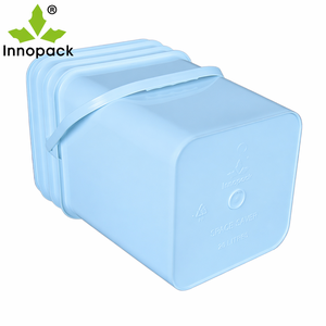 <span class=keywords><strong>Venta</strong></span> al por Mayor de <span class=keywords><strong>Bidones</strong></span> de Plástico Cuadrados Coloridos de 20l, Cubeta de Plástico Grande con Asa y Tapa - Product Image 3