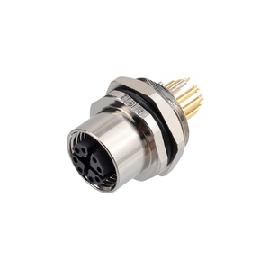 Conector de Aviación MXTD M12 Tipo X de 8 Núcleos, Enlazado por Cable, Resistente al Agua, Accesorios para Conectores - Product Image 3