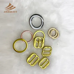 Sin Cromo ni Níquel, Nuevos Diseños de Accesorios para Ropa Interior, Deslizadores Metálicos Ajustables para Sujetadores que Pasan la Prueba de Salinidad - Product Image 1
