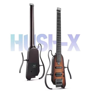 DONNER HUSH-X <span class=keywords><strong>Chitarra</strong></span> Elettrica <span class=keywords><strong>Rock</strong></span> Professionale da 38 Pollici Stile Star, <span class=keywords><strong>Chitarra</strong></span> Acustica Portatile e Smontabile - Product Image 5