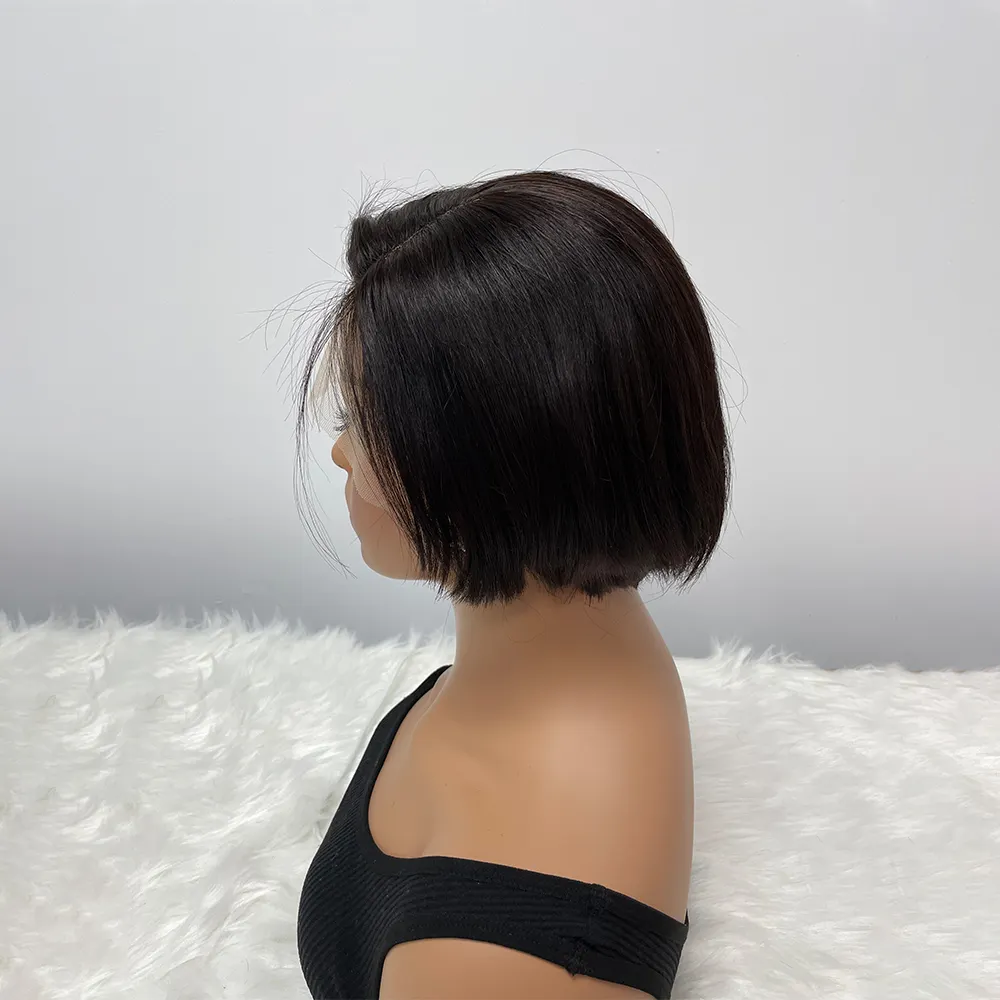 pixie short curly bob 99j burgundy raw perreque short bob wigs lace front bone 13x4 short bob human hair wig