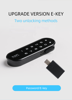 Serrure numérique ovale à écran tactile, résistante à l'eau IP66, avec clavier intelligent pour casier de gym, tiroir de bureau, armoire en bois