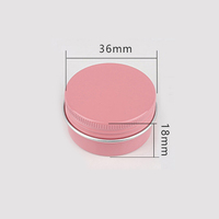 Fabricant de conteneurs Boîte de conserve en métal personnalisée Pot à bougie rond en métal aluminium pour crème cosmétique avec bouchon à vis