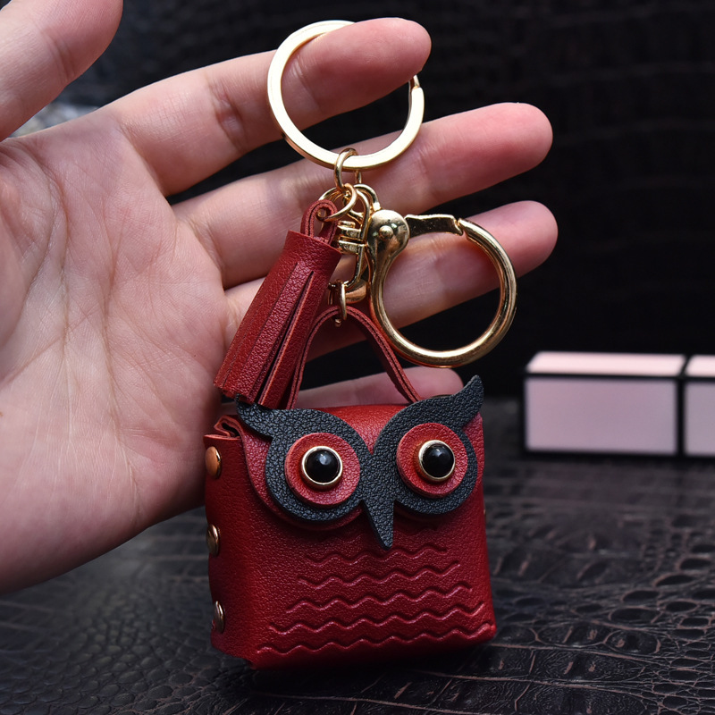 Liobelon Owl Keychains – Cute Crystal Rhinestone Keyrings For Women, Bag Charms, Purse Accessories, Gift For Friends - View #7