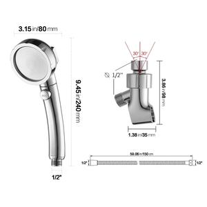 Doccetta ad Alta Pressione con 3 Modalità di Spruzzo, Accessorio per Rubinetto Bagno con Interruttore ON/OFF e Pausa - Product Image 6
