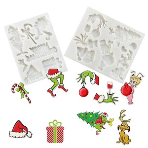 Christmas Tree & Reindeer <b>Silicone</b> Cake Mold Chocolate Fondant Mould Sugarcraft <b>Baking</b> Tool - Product Image 5