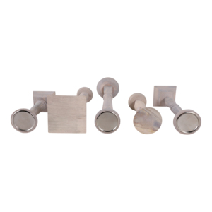 Set di 5 Portacandele in Legno di Diverse Altezze per Decorazione Casa, Accenti per Mensole e Caminetti, Design Elegante - Product Image 6