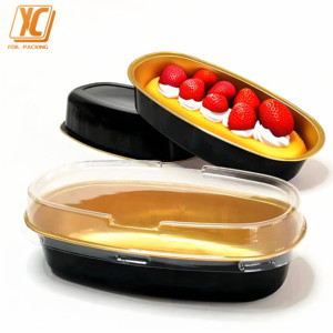 380ml nhôm <span class=keywords><strong>foil</strong></span> Pet dùng một lần cấp thực phẩm chịu nhiệt độ cao nắp nhựa Pasta nướng <span class=keywords><strong>container</strong></span> thuận tiện mang theo - Product Image 2