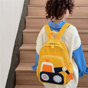 T3DLED Excavator Backpack 19 Inches 21L Cartoon Pattern Unisex Softback Zipper Closure Daypack - Product Image 3