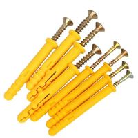 Kit de vis autotaraudeuses pour fixation murale de plaques de plâtre et de cloisons sèches, clous d'expansion en acier au carbone zingué