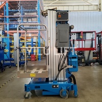 YILU LIFT Promotion Plateforme élévatrice verticale électrique hydraulique en alliage d'aluminium 12m 16m 18m avec table 600x600mm