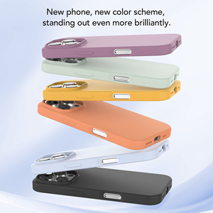 Funda de silicona Soonleader para iPhone 16 Pro, funda de teléfono para iPhone 15 <span class=keywords><strong>Plus</strong></span>, funda de teléfono móvil de Color puro - Product Image 6