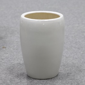 Maceta <span class=keywords><strong>de</strong></span> Terracota Contemporánea con Autorriego, Color Amarillo Tierra, Cerámica <span class=keywords><strong>de</strong></span> Arcilla Blanca para <span class=keywords><strong>Cactus</strong></span>, Suculentas y Plantas <span class=keywords><strong>de</strong></span> Exterior - Product Image 5