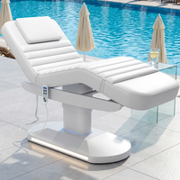 Table de massage électrique pour salon de beauté, lit de spa pour cils et soins du visage, table de maquillage et de massage