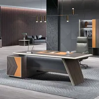 חדש מודרני משרד ריהוט האחרון משרד שולחן תחנת עבודה שולחן עיצובים מנכ"ל שולחן מנהלים מנהל L בצורת mdf שולחן