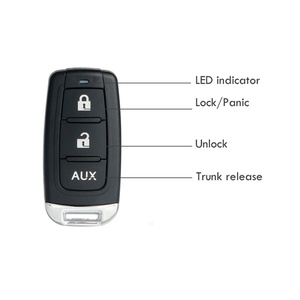 EASYGUARD Universal Keyless Entry Kit Fit for Most Dc 12v Vehicle <b>Remote</b> Trunk Release - Product Image 3