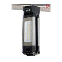 Lampe de travail LED télescopique sur trépied avec base magnétique, projecteur portable réglable pour la construction et la réparation en atelier