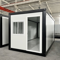 Maison conteneur pliable de type Z, cabane préfabriquée en kit, maison modulaire en acier pour hébergement en camping