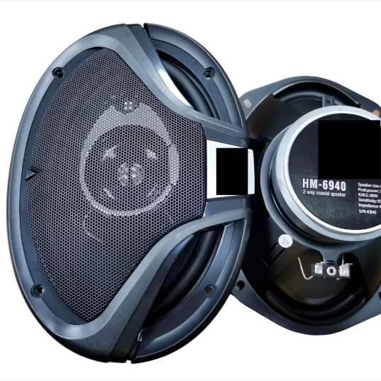 RC Audio HM-6940 Competitive Car Coaxial Speakers 6x9 Inch 3-Way Coaxial Speaker 45W for All Car System Speakers Woofer