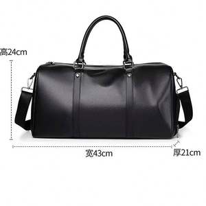 Sac de sport personnalisé OEM avec logo pour hommes et femmes, sac de voyage de sport d'entraînement avec poche humide et compartiment à chaussures, style tendance - Product Image 5