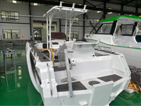 Yacht de luxe en aluminium à console centrale de 6 m, fourni par l'usine, avec moteur diesel hors-bord de 250-300 CV, vitesse de 30-35 nœuds, certifié CE