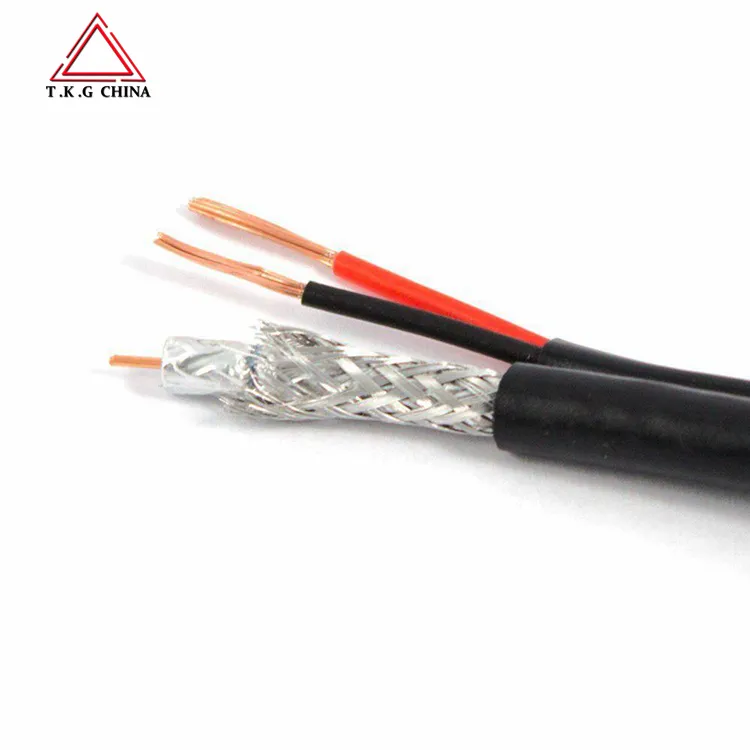 95% BC Braid, 18/2 Power Siamese Coax Cable RG6, 18 AWG BC Центральный проводник RG6 коаксиальный кабель