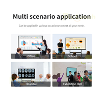 Tableau blanc interactif Riotouch 65 75 86 pouces pour l'enseignement ADV100 Tableau d'enseignement numérique Panneau interactif