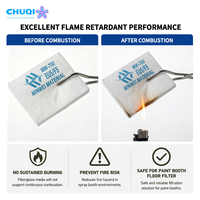 Filtre de cabine de peinture F5 EU5 personnalisable en gros, surface résistante à la déchirure pour ligne d'assemblage automobile OEM