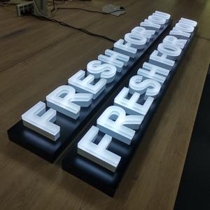 Buy Building-señal de letras iluminadas 3d para interiores y exteriores, señal de letras Led impermeables para exteriores - Product Image 1
