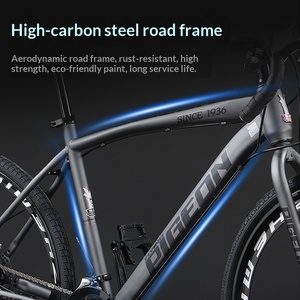 <span class=keywords><strong>Bicicleta</strong></span> de <span class=keywords><strong>Carretera</strong></span> 700C de 26 Pulgadas, 24/27 Velocidades, Frenos de Disco Dobles, Manillar Curvo, Cuadro de Acero al <span class=keywords><strong>Carbono</strong></span> para Hombres y Mujeres - Product Image 2