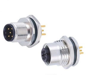 Conector PCB M12 Acondicionado 	 Cable de Interfaz m12 	 Conector Impermeable en Y de 8 Pines M12 - Product Image 2