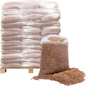 Pellets de Madera de Pino y Roble Marrón para Biomasa, 6mm de Diámetro, ENplus/DINplus A1, Valor Calorífico >4700kcal/kg, Valor de Combustión 90-95% - Product Image 1