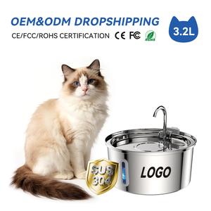 <span class=keywords><strong>Bebedero</strong></span> para <span class=keywords><strong>Gatos</strong></span> de 3.2L, Dispensador de Agua para Perros de Acero Inoxidable con Filtro, <span class=keywords><strong>Bebedero</strong></span> Automático para Mascotas - Product Image 1