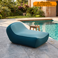 Canapé gonflable de haute qualité Intérieur Extérieur Air Canapé Chaise PVC Canapé gonflable pliant pour adultes