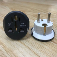 Adaptateur de voyage pour l'Europe et l'Europe Type F/C vers UK USA US AUS Adaptateur universel vers Euro Adaptateur de voyage