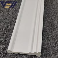 VELL Plinthe décorative moderne blanche en PS pour sols intérieurs, vente en gros