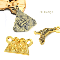 Bracelet en argent plaqué or personnalisé, bijoux fins en acier inoxydable émaillé, pendentif de collier à la mode, breloque pour la fabrication de bijoux