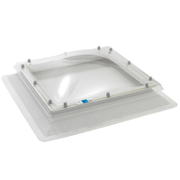 Forte résistance aux intempéries protection uv carré PC dôme lucarnes pour éclairage de toit
