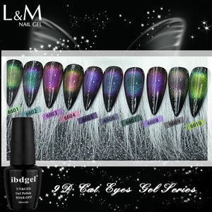 เจลทาเล็บแบบลอกออกได้ <span class=keywords><strong>Ibdgel</strong></span> Soak Off UV 9D Cat Eye Gel Polish 5D Magnetic Gel ผลิตโดยโรงงาน รับผลิตแบรนด์ส่วนตัว - Product Image 5
