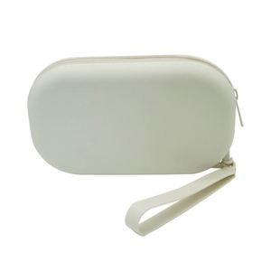 Handheld Fashionable Candy Pattern Silicone Coin Purse Zipper New Oval Storage Cosmetic Bags Waterproof <b>Makeup</b> <b>Brush</b> Pouch <b>Case</b> - Product Image 5