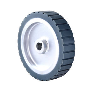 Núcleo de alumínio 125x30mm, poliuretano agv condução caster - Product Image 6