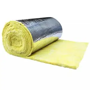 Top kwaliteit glaswol voelde/glaswol isolatie deken gebruikt onder metalen dek daken